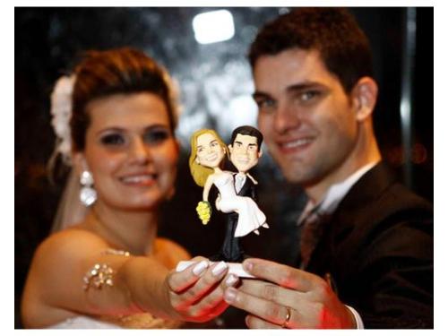 Novidade! noivinhos personalizados em caricatura. 

compre online em nossa loja virtual! somos a maior loja virutal de noivinhos topo de bolo de brasil.