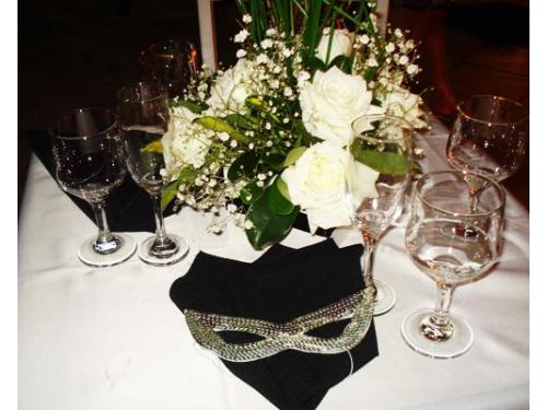 Decoração de mesa de convidados