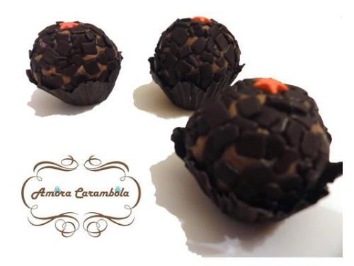 Brigadeiro de framboesa