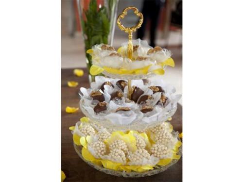 Doces que acompanham o buffet.