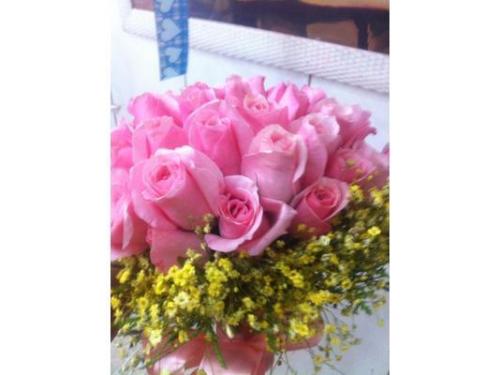 Bouquet de rosas rosa