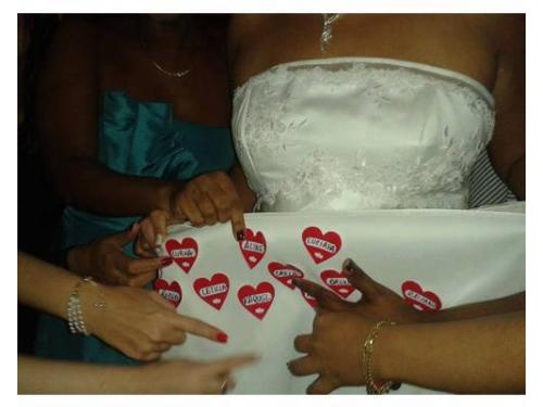 Adesivo coração solteiras