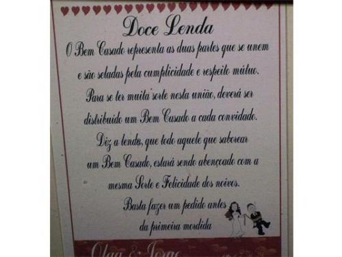 Quadro mesa bem casados