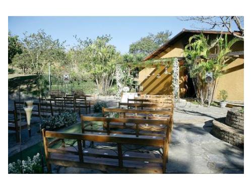 Espaço para cerimônia de casamento ao ar livre