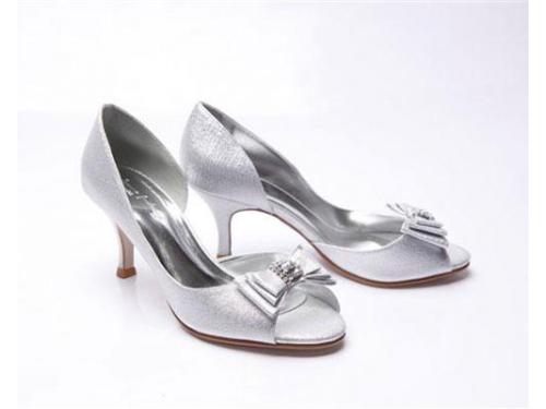 Sapato de noiva prata