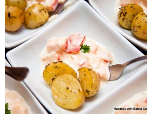 Haddock com batata calabresa