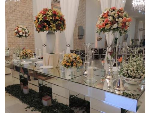 Decoração de mesa principal