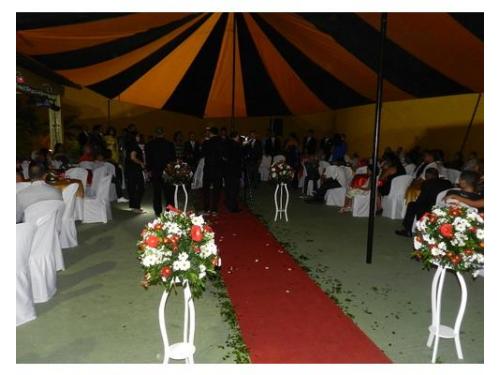 Entrada para o cerimonial