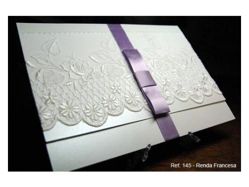 Convite renda francesa