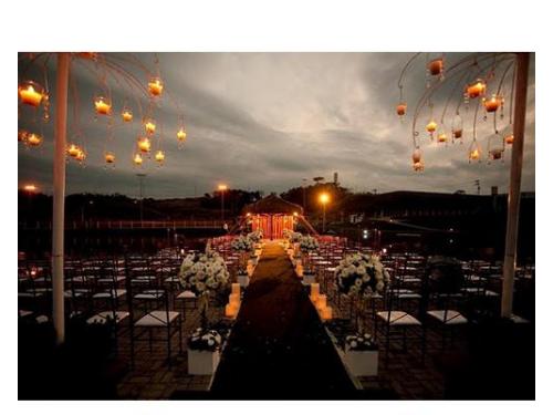 Cerimônia de casamento ao ar livre