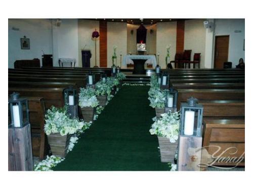 Cerimônia verde e branco