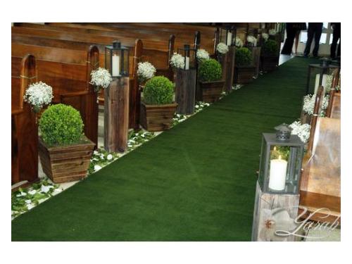 Cerimônia verde e branco