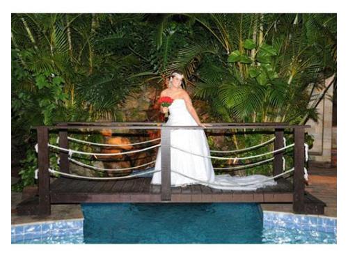 Um espaço para casamento romântico