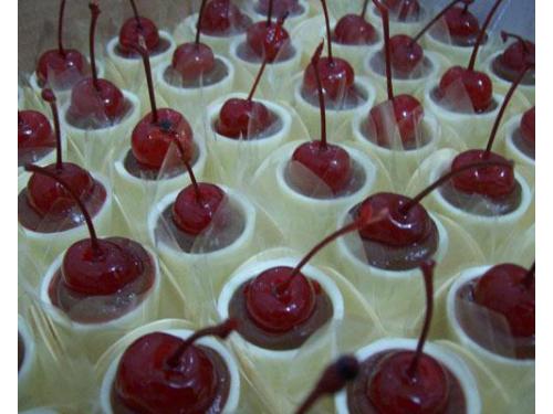 Cachepô cereja.