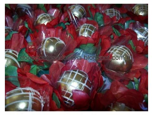 Trufa decorada.