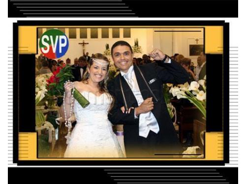 Registro de qualidade da festa dos noivos