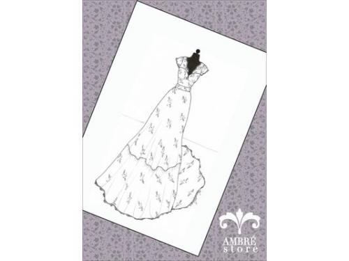 Seu vestido de noiva eternizado para você colocar na decoração de seu casamento.