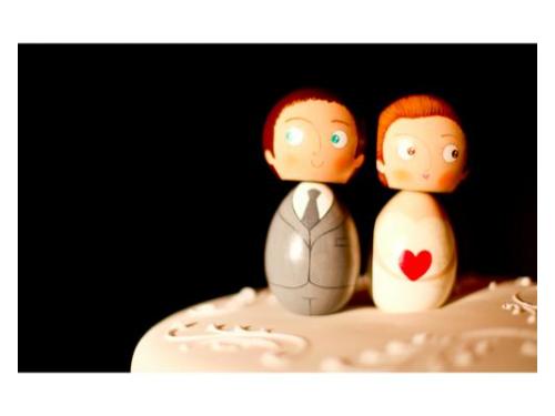 Detalhe do topo do bolo