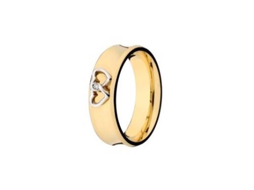 Par de alianças de ouro 18k