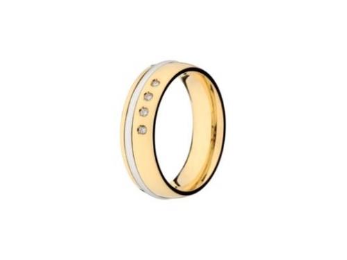 Par de alianças de ouro 18k