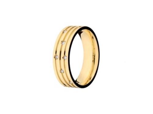 Par de alianças de ouro 18k