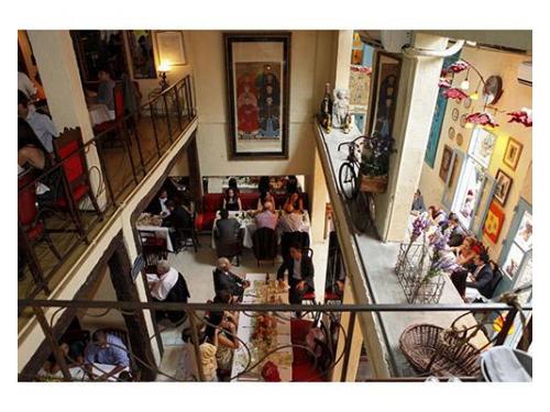 Visão do salão do mezanino  ruella-vila olímpia