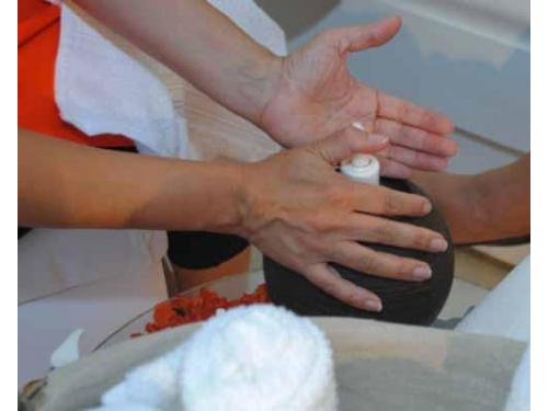 Higienização para as massagens