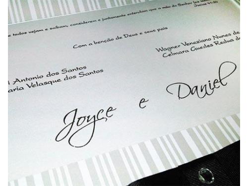 Marisa convite e lembranças São Paulo