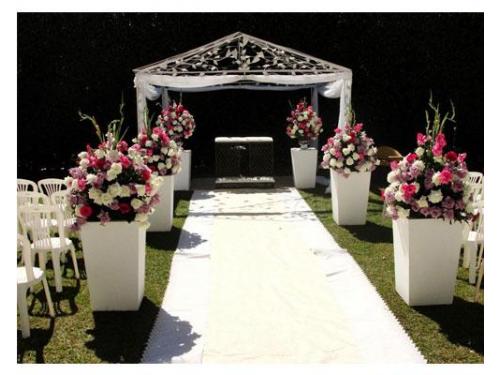 Conforto e beleza no seu espaço para casamento.