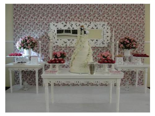 Organização impecável neste espaço para casamento.