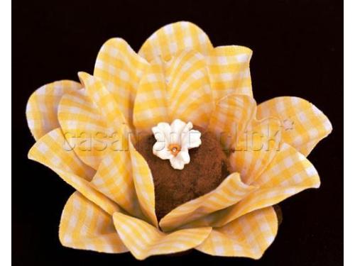 Mariléia cor xadrez amarelo